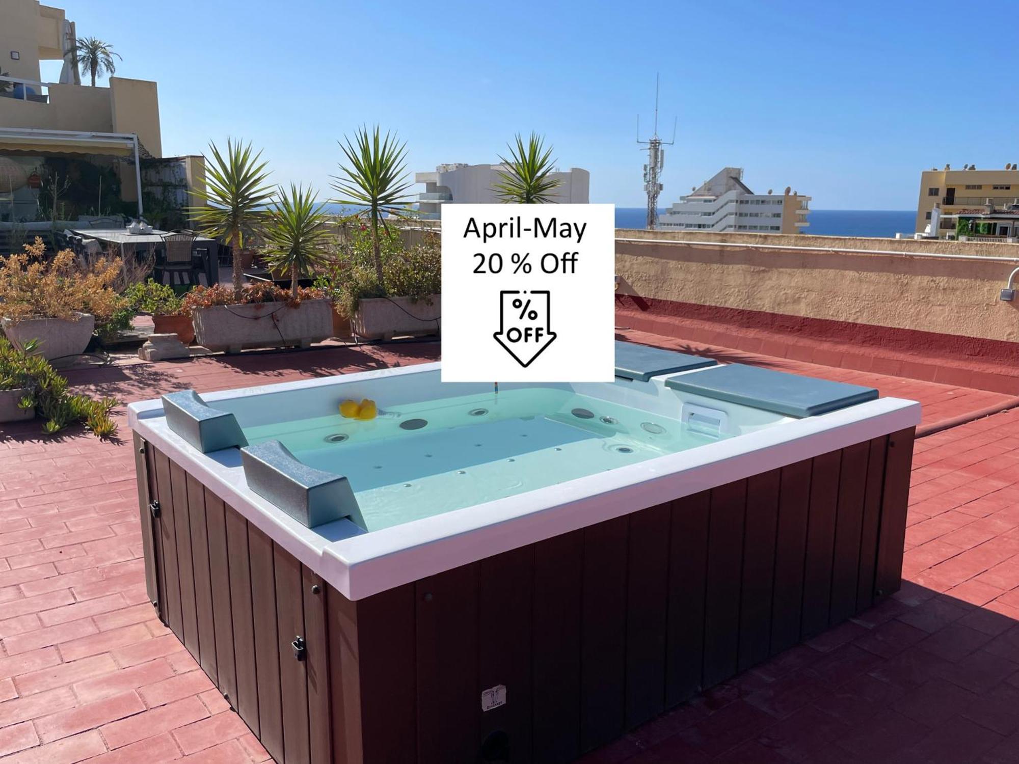550 M2 Luxury Penthouse - Jacuzzi, Golf & Beach Benalmádena Extérieur photo